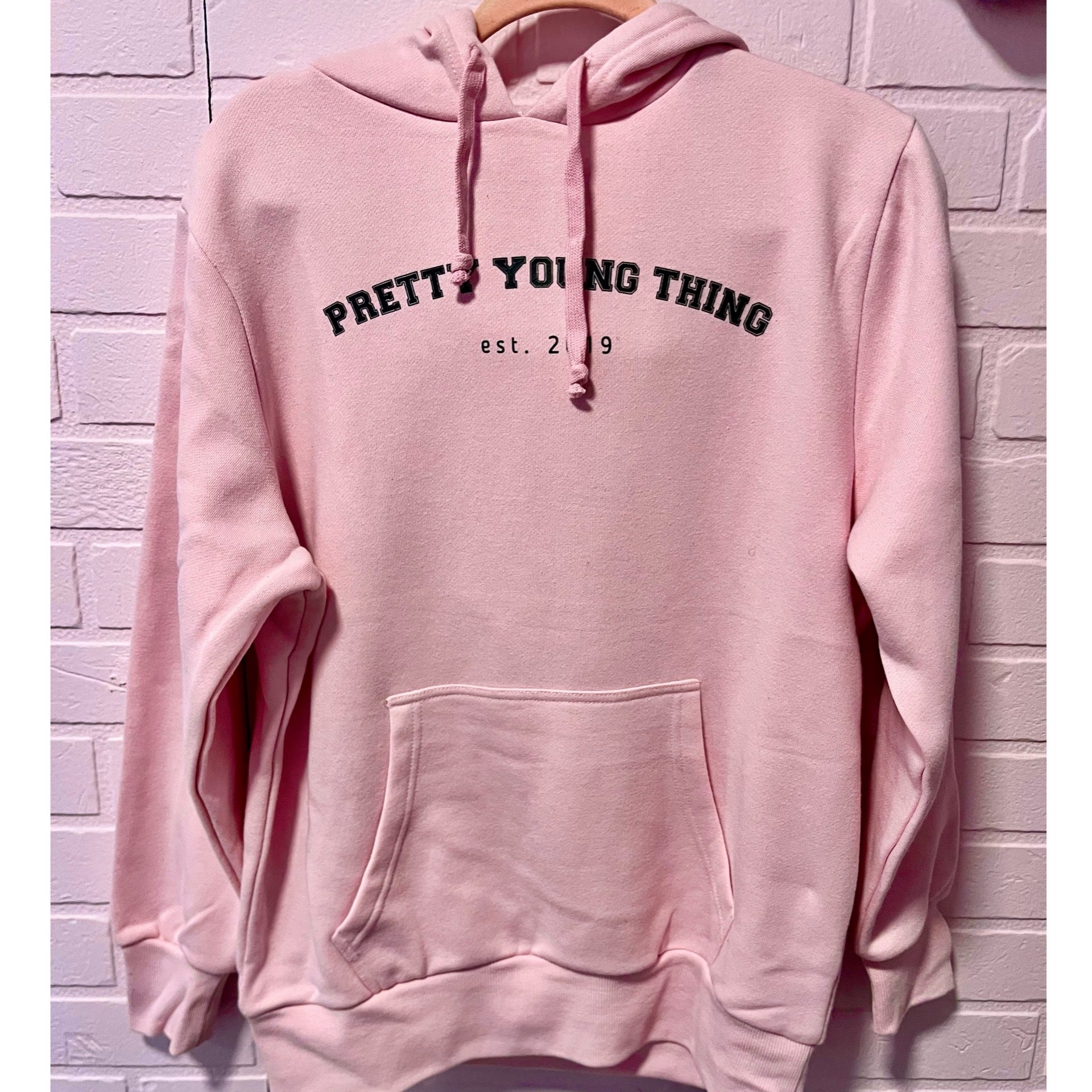 PYT Varsity Hoodie pink